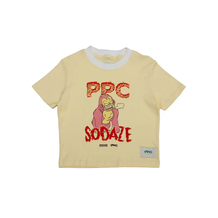 Pot Plant Club x Sodaze Baby T-shirt - Yellow