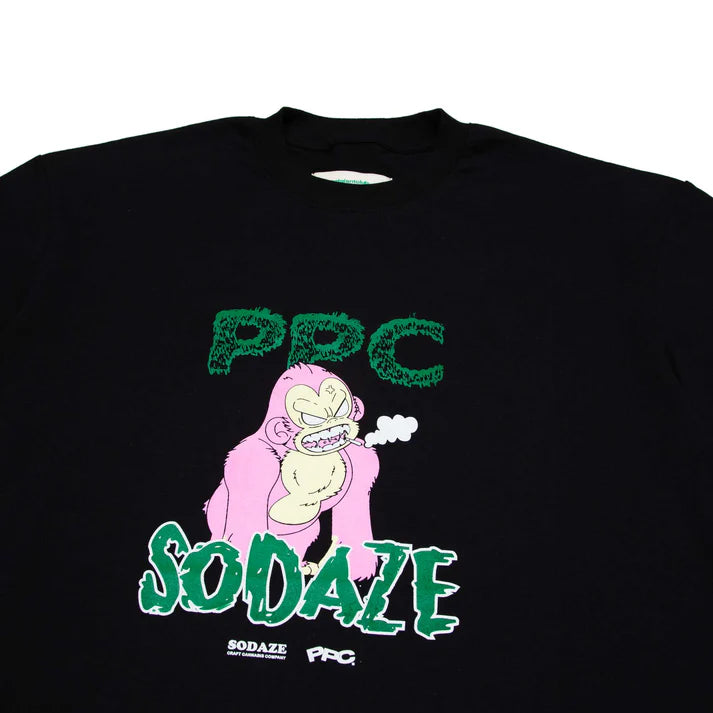Pot Plant Club x Sodaze T-shirt - Black